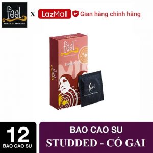 [ FEEL ] Bao cao su Feel Studded (12 bao)
